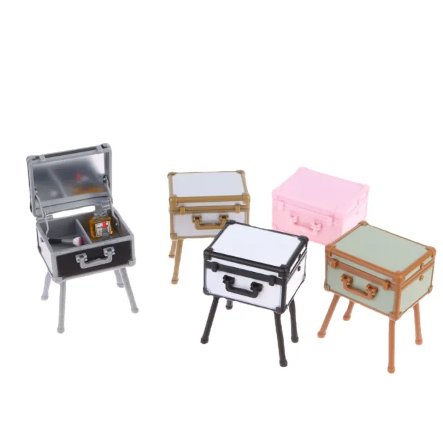 1pc 1/12 Dollhouse Miniature Vanity Box Dresser Beauty Product Accessories Decor