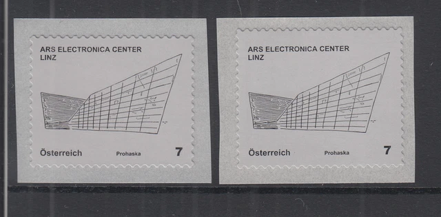 Österreich,Klebemarke,2011 u späterr, 7 C Nominale, unterschiedliche Höhe,