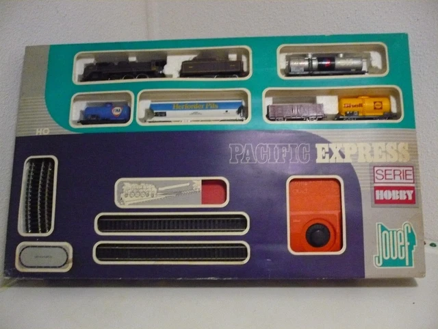 Coffret Train Jouef Pacific Express - HO, France, Neuf Jamais Ouvert, Boîte Scellée
