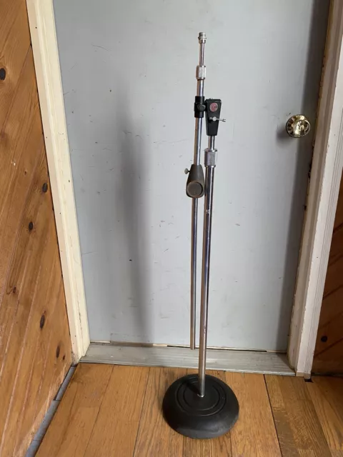 Vintage Atlas Sound Microphone Boom Stand + counterweight and pivot