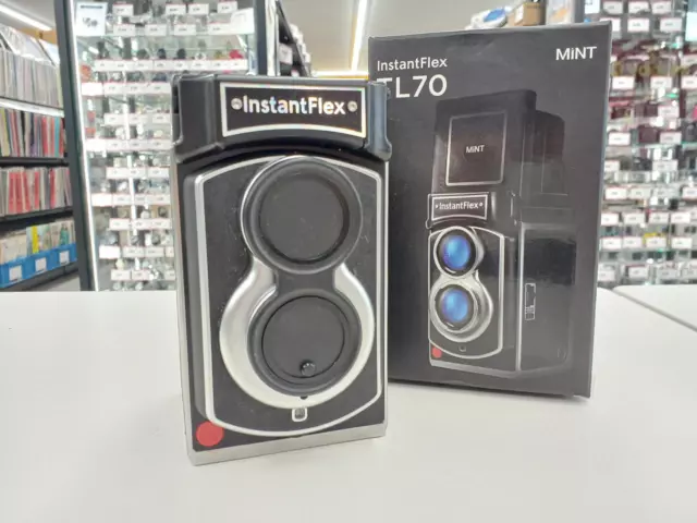 Mint Modell Nummer: Instantflex TL70 Doppel Objektiv Reflex Instant Kamera