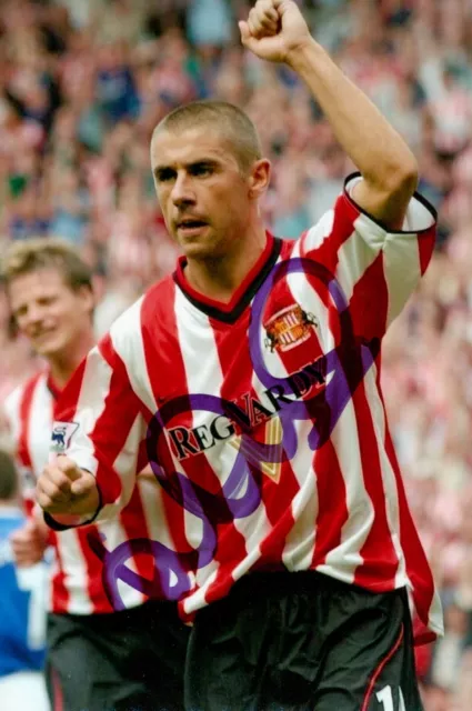 Kevin Phillips Hand Signed 6x4 Photo Sunderland England Genuine Autograph + COA