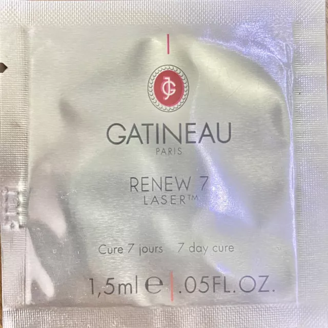 2x 1,5ml Gatineau Paris Renew 7 Detox reinigend glatt strahlend Serum Gesichtsbehandlung