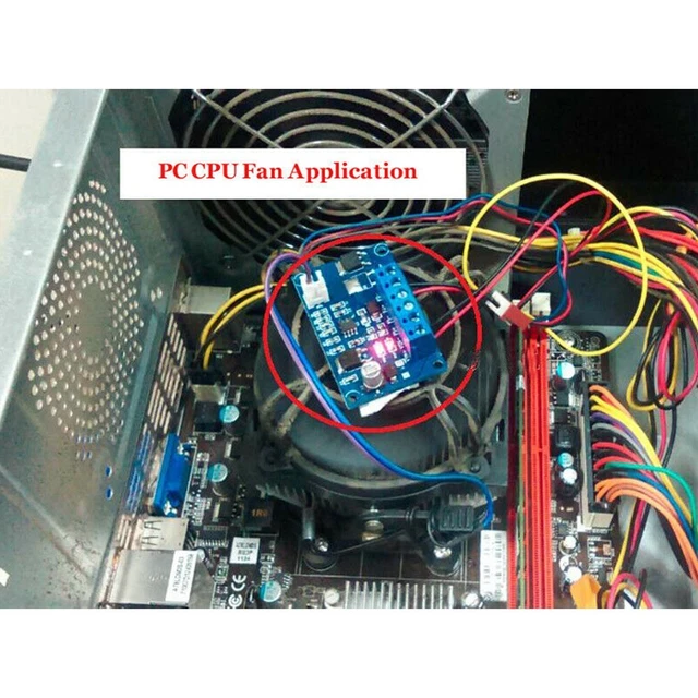 Contrôleur PWM Ventilateur PC 12V - Régulation Température Et Vitesse - Module Alarme - Pour CPU