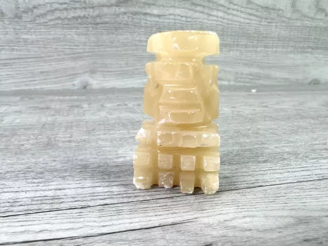 White Brown Marble / Onyx Stone Replacement Pawn Chess Piece