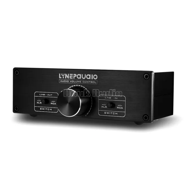 Mini 2-way Full-balanced Passive Preamp Volume Controller for Active Speakers