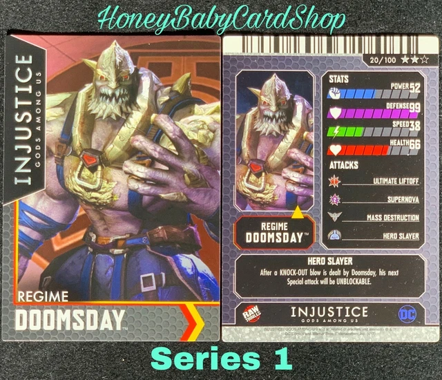 Injustice Arcade Series 1 Out of Print Card 20 Regime Doomsday