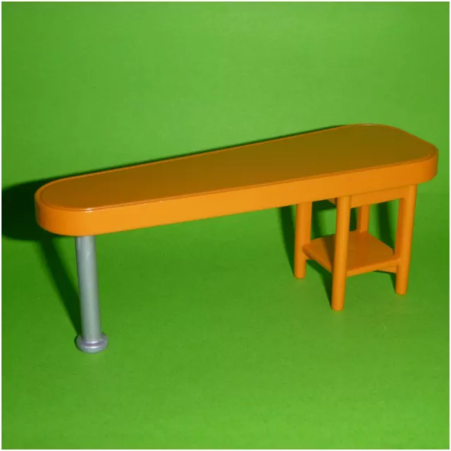 Playmobil - Bartheke Küchen-Theke Tisch - orange - aus Küche 5329