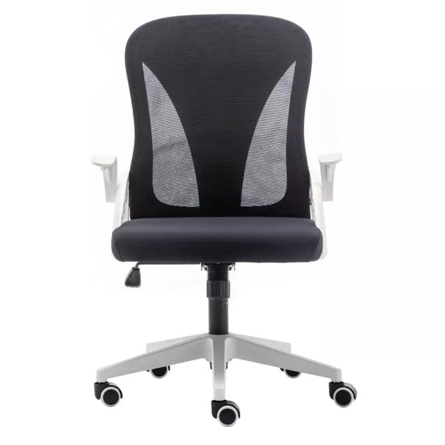 Office Chair Executive Desk Computer Task Work Chair Folding Backrest Armrest