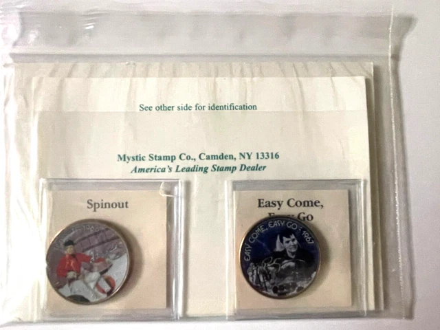 2 E Presley Movie Coin Collection Colorized Half $ Paradise Hawaii/ Frankie John