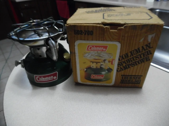 Vintage Coleman 502 One Burner Sportster Stove 3 69 Camp Cooking
