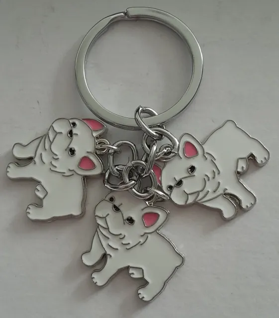 French bulldog Keyring