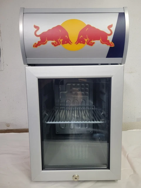 Red Bull Baby Cooler Eco LED Mini Fridge RBI-BC2 *NEW OPEN BOX Read Description
