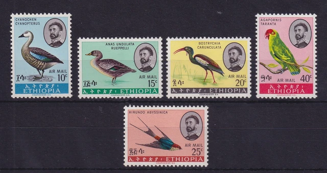 Äthiopien 1967 Einheimische Vögel Mi.-Nr. 564-568 postfrisch **