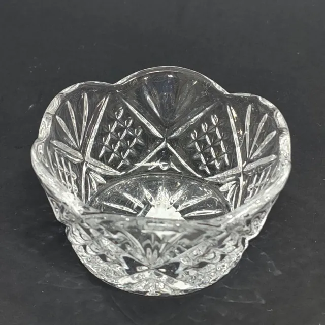 SHANNON 3.25 Dia Crystal Designs of Ireland Handcrafted Lead Cristal Bowl