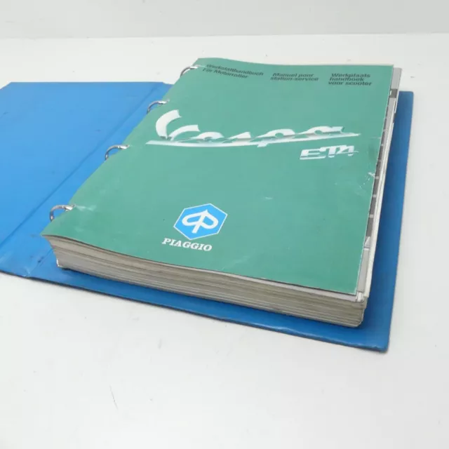 Piaggio Vespa ET4 125ccm M04 4Takt Werkstatthandbuch Reparaturanleitung Handbuch 2