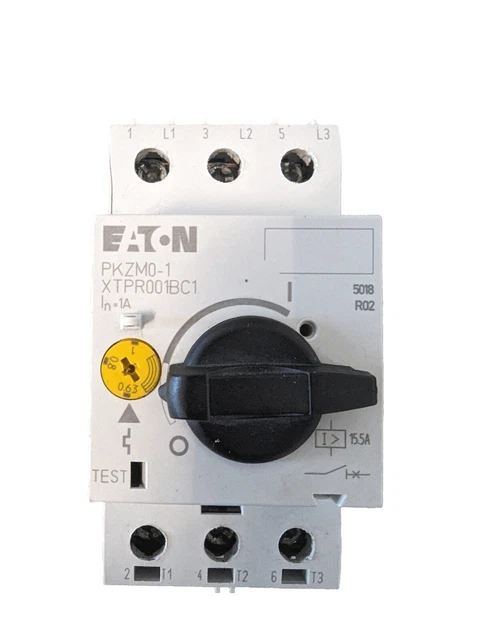 Eaton Motorschutzschalter PKZM 0-1  Einstellbereich 0,63-1 A NEU!
