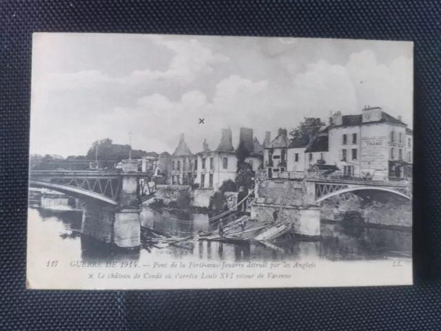 CPA 77 Guerre de 1914 - Pont de la Ferté-sous-Jouarre