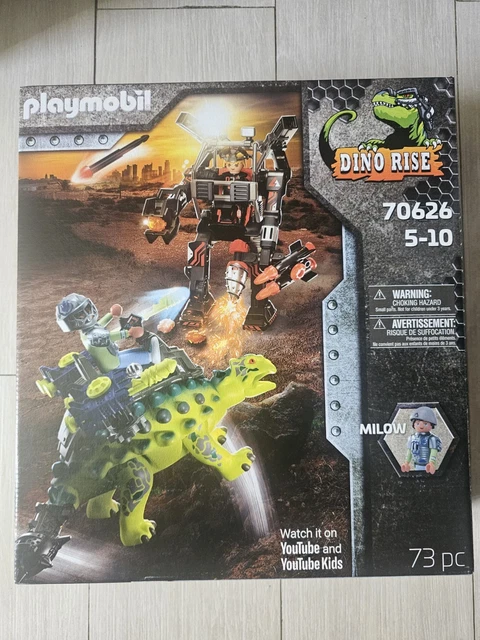 PLAYMOBIL DINO RISE 70624 - Tyranausore Et Robot - Neuf Scellé - Boîte
