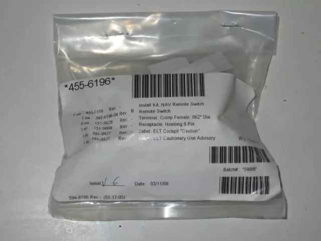New Install Kit NAV Remote Switch Part Number 455-6196