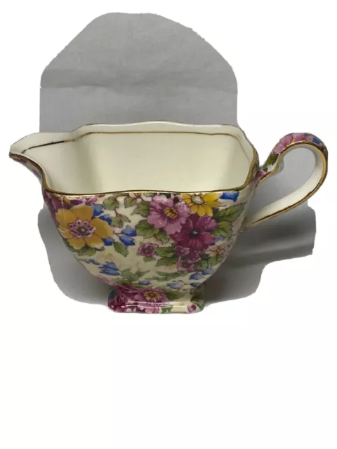 Royal Winton Grimwades Cheadle Chintz Creamer in Ascot Shape