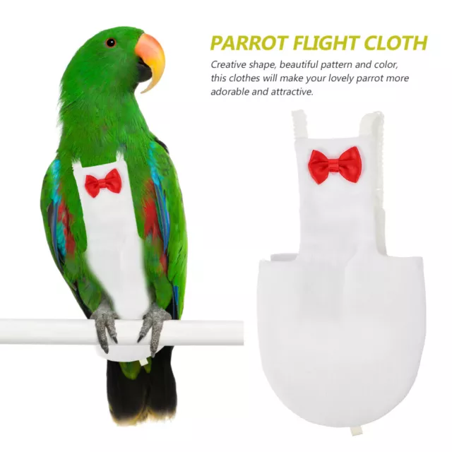 Traje de Vuelo Loro Almohadilla de Pisar Pájaro Pantalón de Mango Accesorios para Mascotas El
