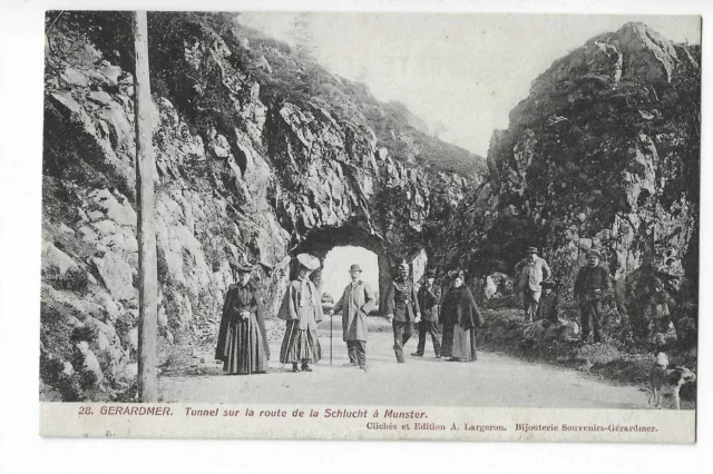 88  Gerardmer  Tunnel Sur La Route De La Schlucht A Munster  Animation