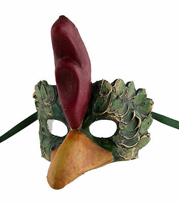 Mask from Venice Hen Rooster IN Paper Mache Crafts Handmade 1918 V5 2