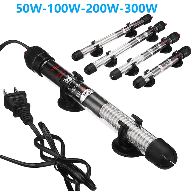 Aquarium Heater 50-300W Anti-Explosion for Tropical Fish Tank US