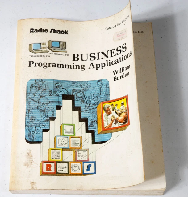 VINTAGE RADIO SHACK Business Programming Applications TRS-80 Cat. 62 ...