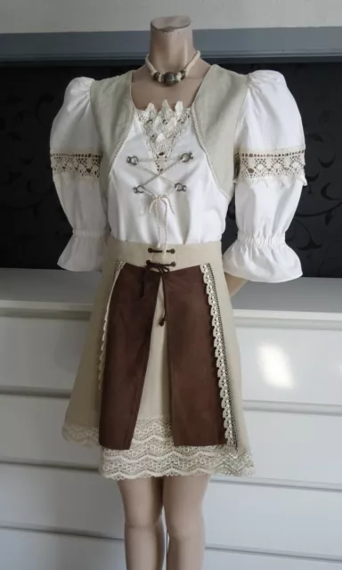 German Austrian Landhaus Style Trachten Skirt Outfit 8