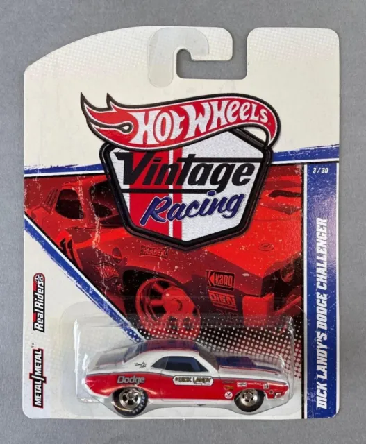 (4) Hot Wheels Vintage Racing 68 Hemi Dart - Challenger - 70 Mustang -65 Mustang