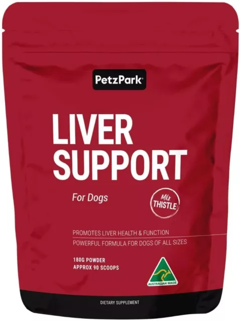 Liver Support for Dogs - Milk Thistle Supplement Dogs - Made in Australia Best