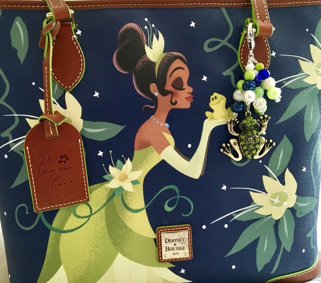 DOONEY & BOURKE Disney Princess Tiana Tote W/ Adorable Frog  display picture 3