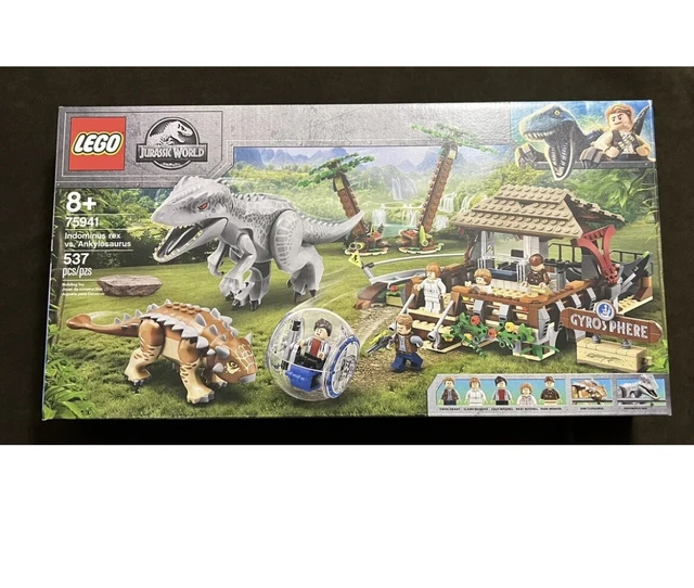 LEGO JURASSIC WORLD Indominus Rex vs. Ankylosaurus 75941 parc retraité ...