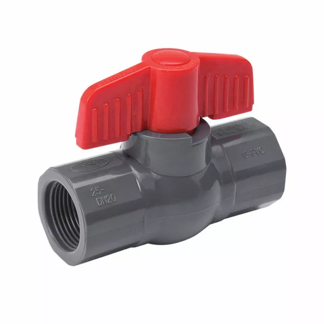 Mueller  1-1/2 in. PVC  Threaded  Ball Valve