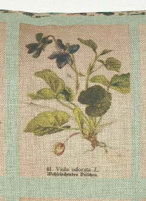 Kissenhülle Kissenbezug Baumwolle Canvas-Stoff Blumen Heimische Wildpflanzen 3