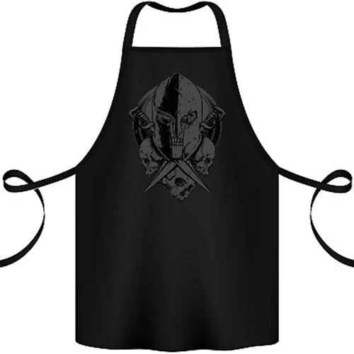 Spartan Skull Roman Helmet Gym MMA Cotton Apron 100% Organic