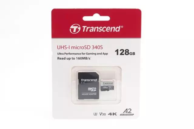 Transcend 128gb MICROSD Card 340s Memory Card UHS-I 160mb/S (1714843256)