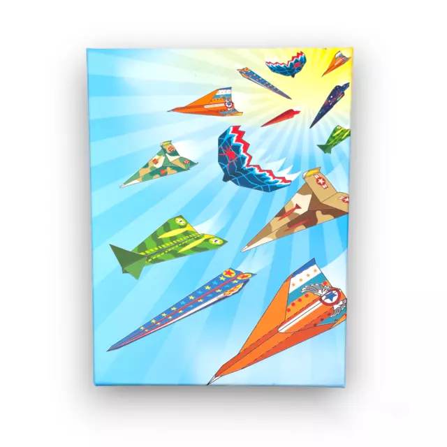 Papierflieger Bastelset basteln DIY-Kit Artista Papierflugzeuge Jets 26 Teilig