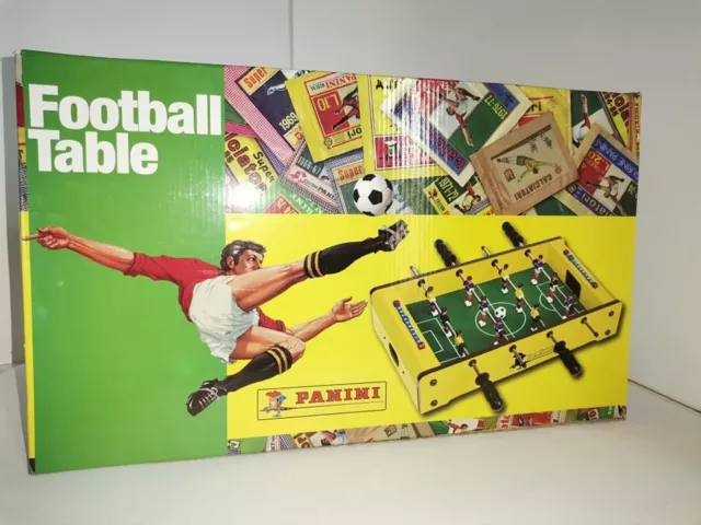 Calcio Balilla da Tavolo Panini Biliardino Misure 51x30.5x12.4 Nuovo Originale