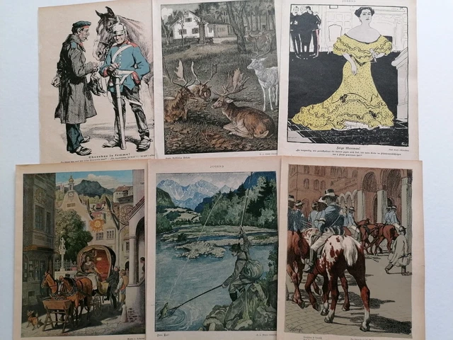 Ragazzo 1904 Vendita Al Dettaglio Farbblätter Oltre 100 Anni Vecchio Foto + Più