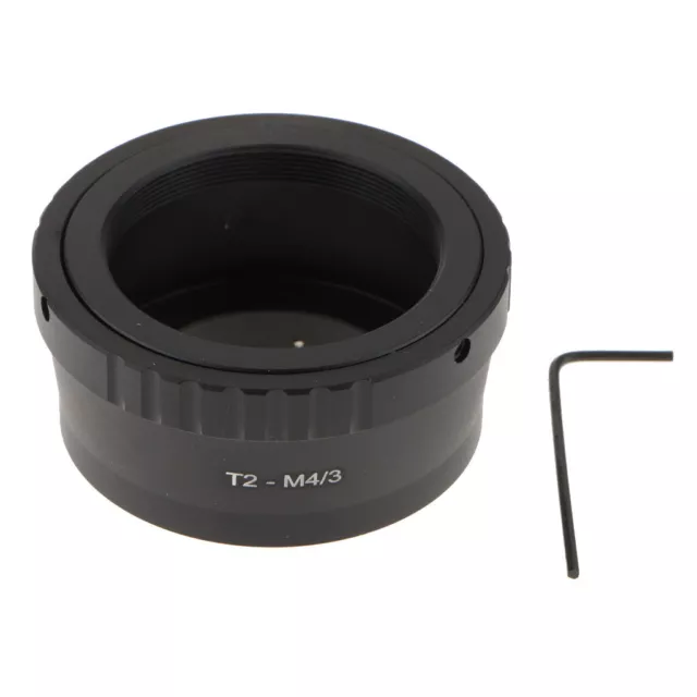 Adaptateur d'objectif à monture T2 vers Micro 4/3 pour télescope de caméras