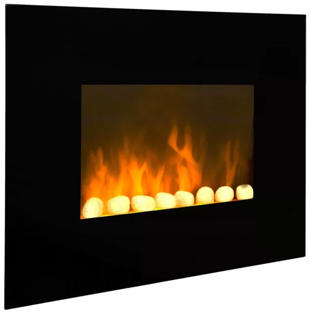 Chimenea eléctrica con calefactor de 62 cm. Black Fire