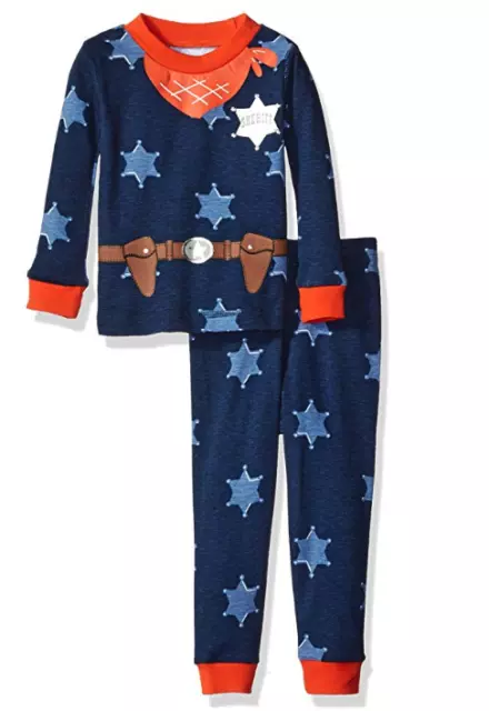 Petit Lem Boys' Star 2 Piece Pajama Set 24m