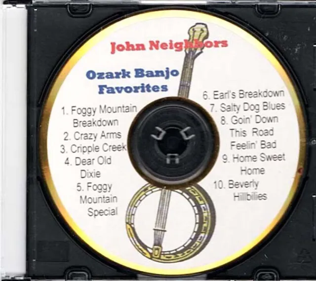 Ozark Banjo Favorites ~ John Neighbors ~ Folk ~ CD ~ Aceptable