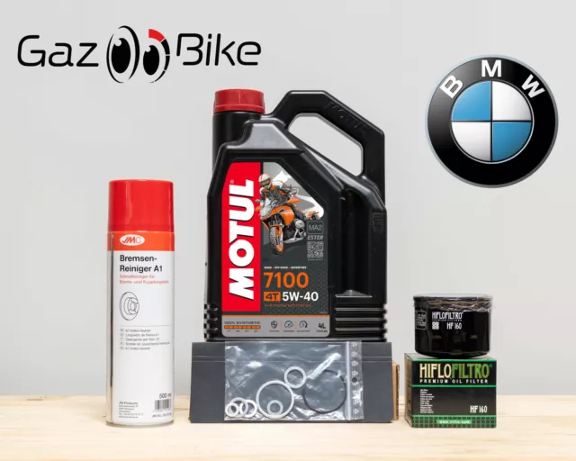 Kit Entretien BMW S 1000 XR de 2015 à 2023 Filtre Huile Joint Vidange MOTUL