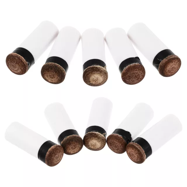 10Pcs Billiard Pool Cue Tips White Replacement Parts Accessories