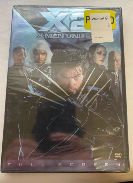 X2: X-Men United (DVD, 2003, 2-Disc Set, Pan  Scan) Brand new & Sealed Marvel