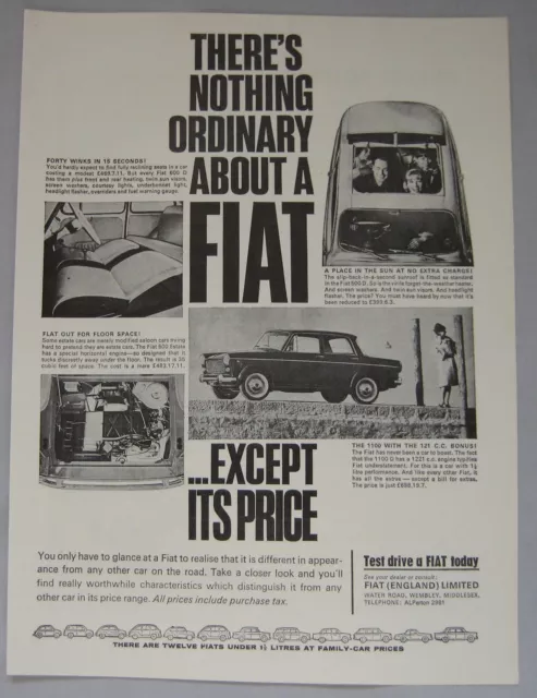 1964 Fiat Original advert